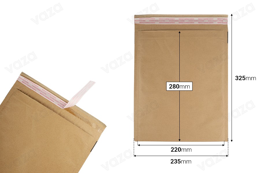 Φάκελος 235x280 mm με εσωτερική χάρτινη ενίσχυση  και αυτοκόλλητο κλείσιμο-εικόνα_διαστάσεις