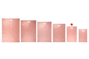 Buste per spedizione 300x400 mm in PE impermeabile rosa con chiusura autoadesiva e maniglia - 100 pezzi-εικόνα_σύνθεση