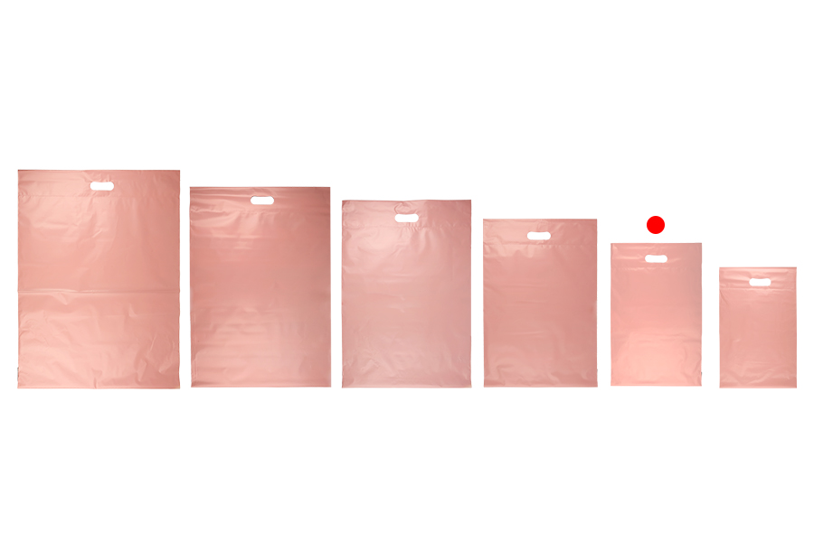 Kuriertaschen 300x400 mm rosa wasserdichtes PE mit Selbstklebeverschluss und Tragegriff - 100 Stück Kuriertaschen 300x400 mm rosa wasserdichtes PE mit Selbstklebeverschluss und Tragegriff - 100 Stück