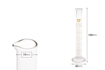 Messrohr aus Glas, 10 ml-bildabmessungen