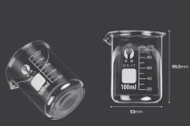 Glass cylindrical beaker 100 ml-εικόνα_διαστάσεις