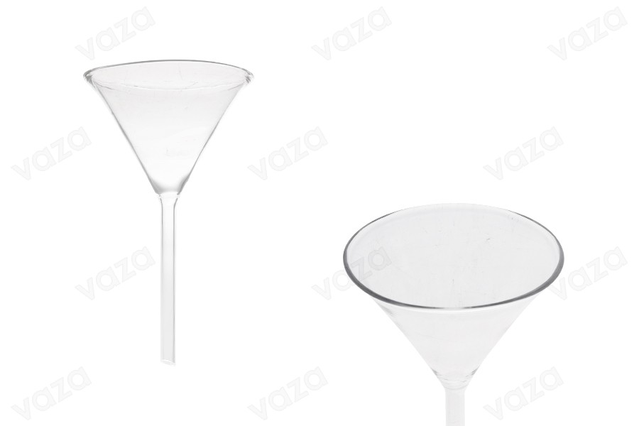 Γυάλινο χωνί με διάμετρο 75 mm (απόληξη 8 mm) Γυάλινο χωνί με διάμετρο 75 mm (απόληξη 8 mm)-εικόνα_προϊοντική