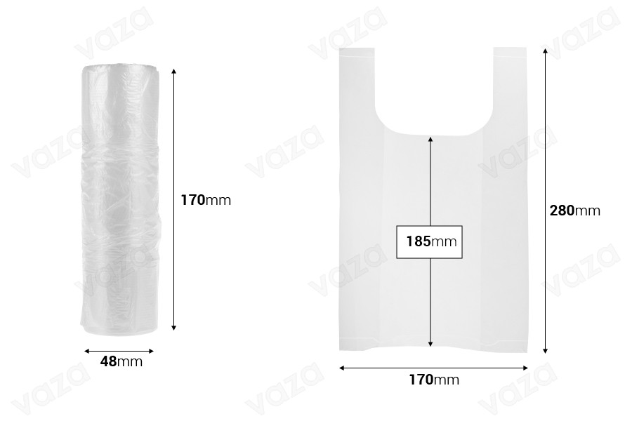 Σακούλα πλαστική 170x280 mm σε διάφανο χρώμα - 100 τμχ σε ρολό-εικόνα_διαστάσεις