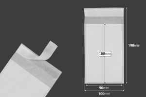 Papierumschlag 100x150mm mit Selbstklebeverschluss - 100 Stück-2