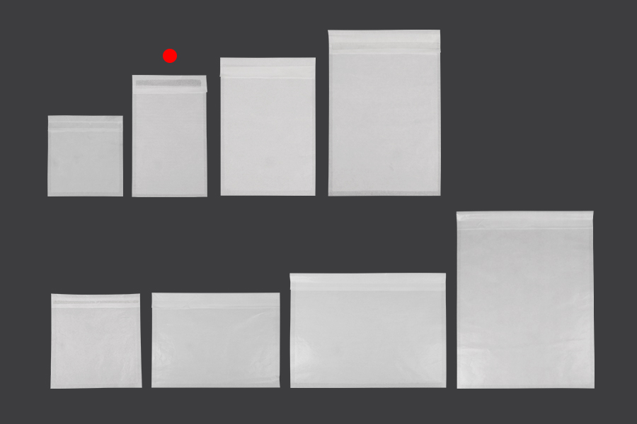 Papierumschlag 100x150mm mit Selbstklebeverschluss - 100 Stück