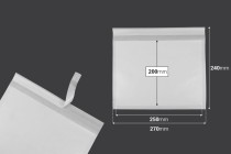 Χάρτινος φάκελος 270x200 mm με αυτοκόλλητο κλείσιμο - 100 τμχ Χάρτινος φάκελος 270x200 mm με αυτοκόλλητο κλείσιμο - 100 τμχ