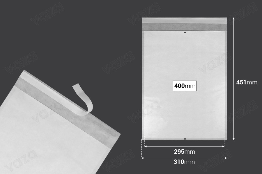 Χάρτινος φάκελος 310x400 mm με αυτοκόλλητο κλείσιμο - 100 τμχ Χάρτινος φάκελος 310x400 mm με αυτοκόλλητο κλείσιμο - 100 τμχ-εικόνα_διαστάσεις