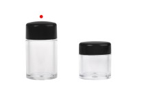 Βαζάκι ακρυλικό 10 ml με τάπα με τρύπες για καλλυντικά σε σκόνη- 12 τμχ Βαζάκι ακρυλικό 10 ml με τάπα με τρύπες για καλλυντικά σε σκόνη- 12 τμχ