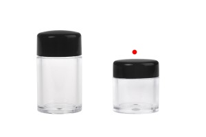 Pot acrylique 5 ml avec bouchon percé pour cosmétiques en poudre - 12 pièces-bildgruppe