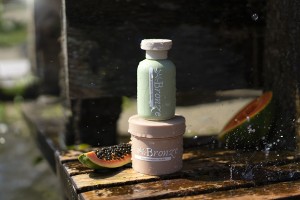 Kunststoffflasche (HDPE), 300 ml, mit Klappverschluss für Shampoo, Duschgel und Lotion-εικόνα_σύνθεση