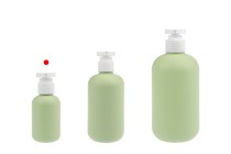 Shishe plastike (HDPE) 100 ml me pompë për shampo - shampo trupi dhe locion-imazh_grup