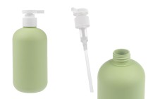 Shishe plastike (HDPE) 500 ml me pompë për shampo - shampo trupi dhe locion-imazh_produkt