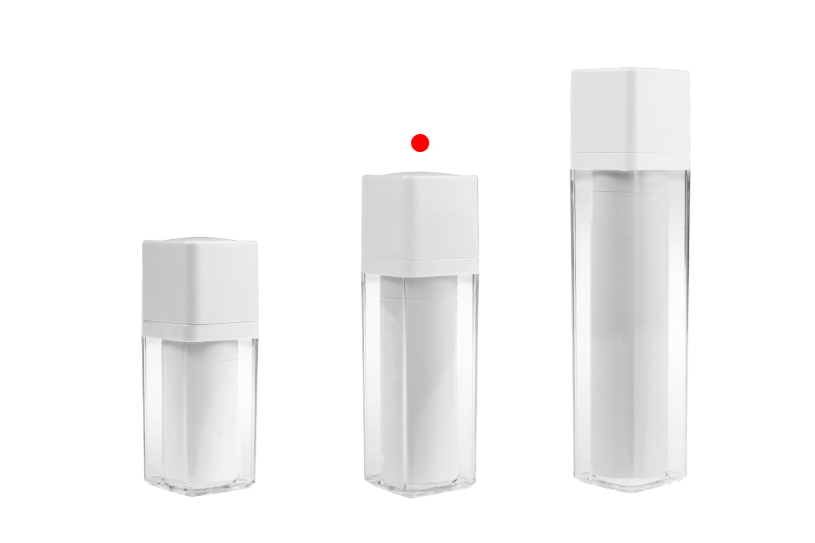Ακρυλικό airless μπουκαλάκι 30 ml με λευκή αντλία Ακρυλικό airless μπουκαλάκι 30 ml με λευκή αντλία
