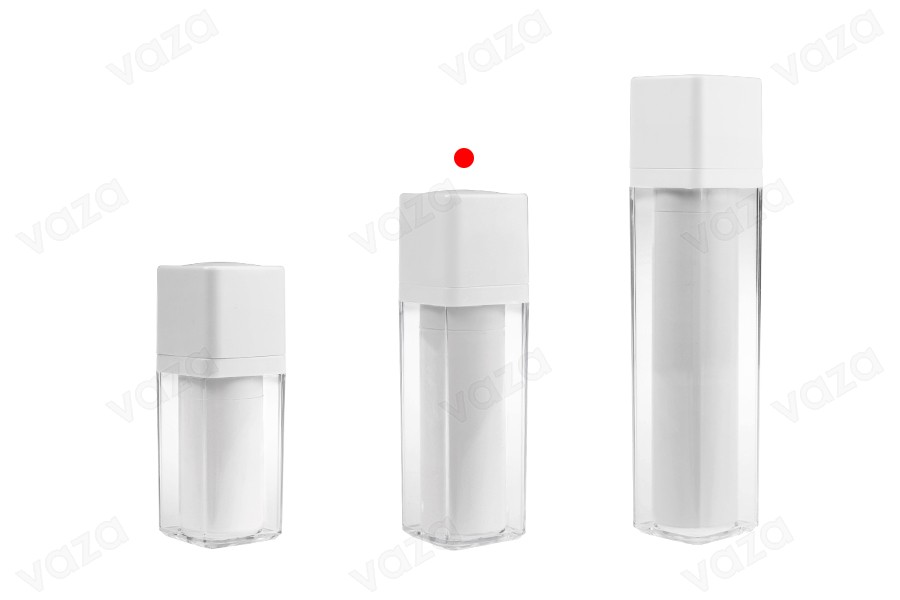 Acrylic airless bottle 30 ml with white pump-image_group
