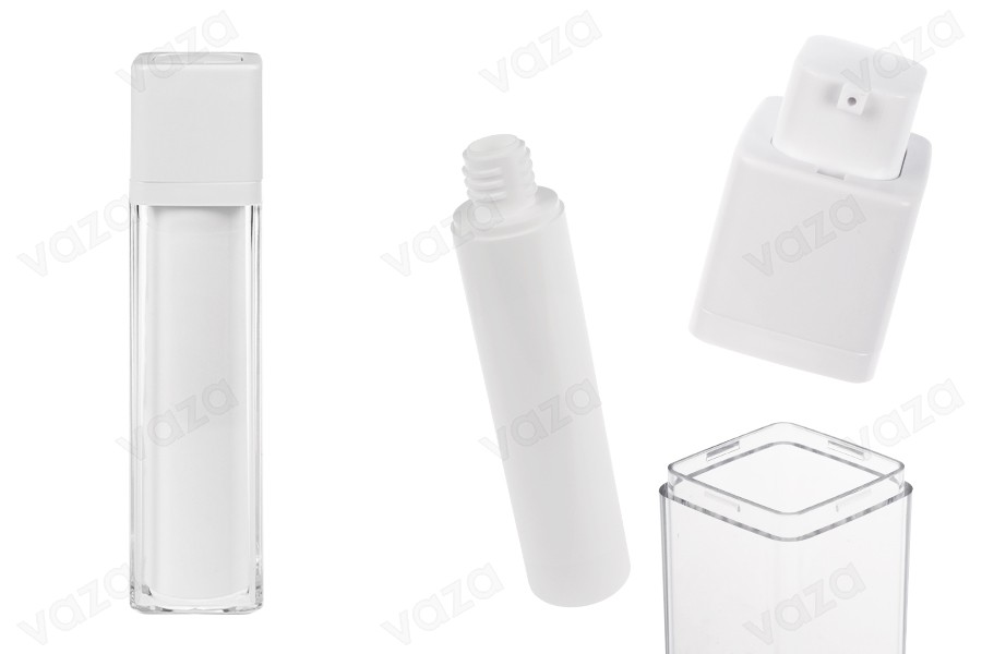 Ακρυλικό airless μπουκαλάκι 50 ml με λευκή αντλία -εικόνα_προϊοντική