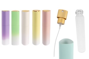 flacon pulvérisateur pour parfum 10 ml (avec flacon intérieur en verre) en différentes couleurs MAT-εικόνα_προϊοντική