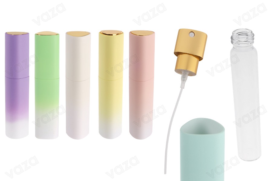 spray bottle for perfume 10 ml (with inner glass bottle) in various MATT colors-image_product
