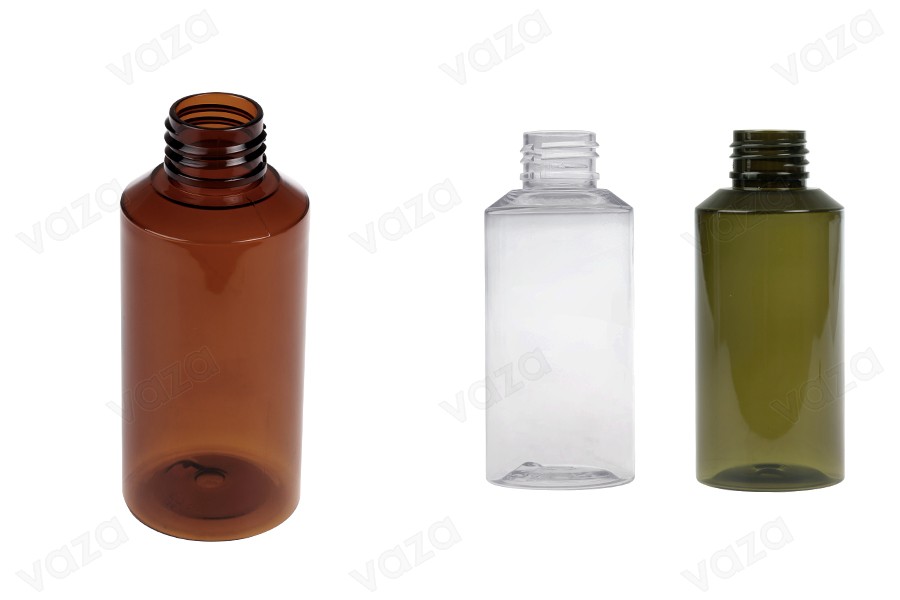 Flacone in PET da 100 ml (PP24) in vari colori Flacone in PET da 100 ml (PP24) in vari colori-immagine_prodotto