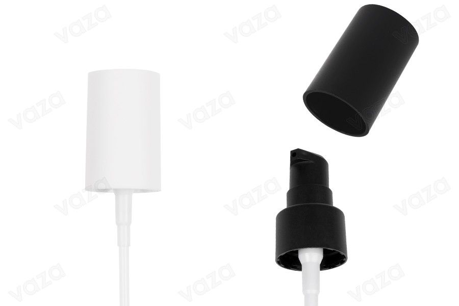 Pompa per crema in plastica (PET) per flaconi con codice #1276- (tubo da 10 cm)-immagine_prodotto
