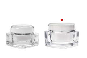 Luxus-Acrylglas 50 ml mit Deckel und Kunststoffdichtung-εικόνα_σύνθεση