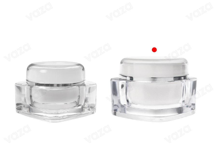 Luxus-Acrylglas 50 ml mit Deckel und Kunststoffdichtung Luxus-Acrylglas 50 ml mit Deckel und Kunststoffdichtung-bildgruppe