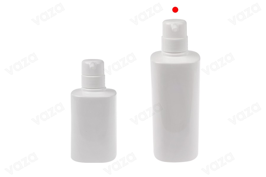 Flacone in PET da 500 ml di colore bianco con pompa (PP32)-gruppo_immagini