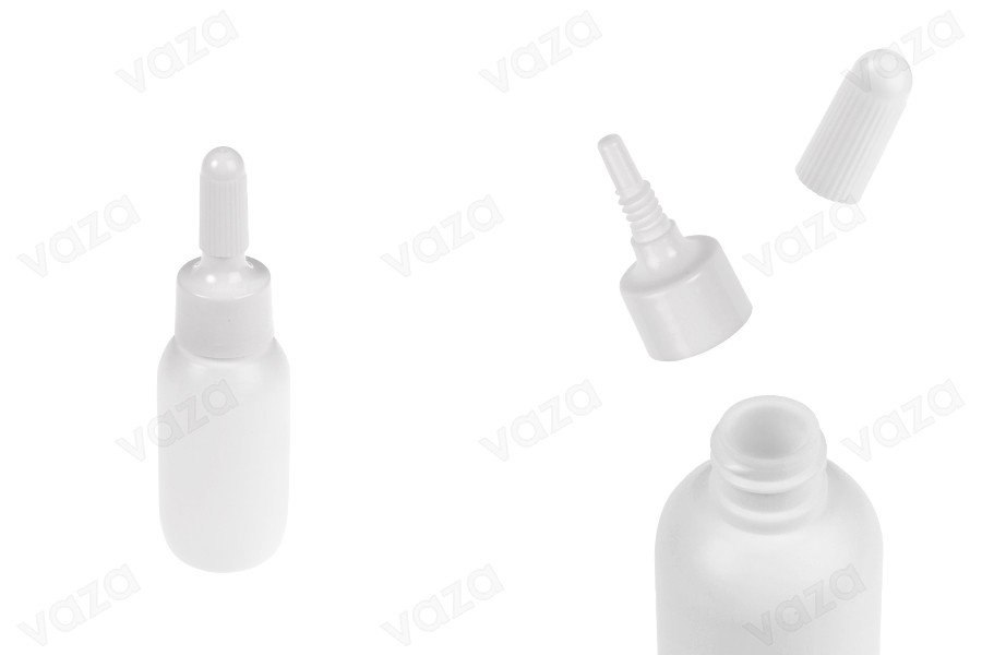 Πλαστικό λευκό μπουκαλάκι 10 ml με "μύτη" και βιδωτό καπάκι - 50 τμχ Πλαστικό λευκό μπουκαλάκι 10 ml με "μύτη" και βιδωτό καπάκι - 50 τμχ-εικόνα_προϊοντική
