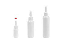 Weiße Plastikflasche 10 ml mit "Nase" und Schraubverschluss - 50 Stück Weiße Plastikflasche 10 ml mit "Nase" und Schraubverschluss - 50 Stück-bildgruppe