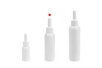 Weiße Plastikflasche 20 ml mit "Nase" und Schraubverschluss - 50 Stück Weiße Plastikflasche 20 ml mit "Nase" und Schraubverschluss - 50 Stück-bildgruppe