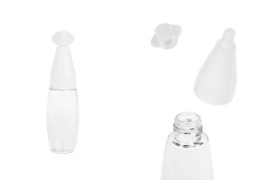 Transparente Plastikflasche 10 ml mit "Nase" und Schraubverschluss - 50 Stück-εικόνα_προϊοντική