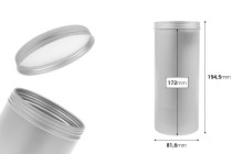 Kavanoz metalik cilindrik 1000 ml me kapak Kavanoz metalik cilindrik 1000 ml me kapak-imazh_dimensione