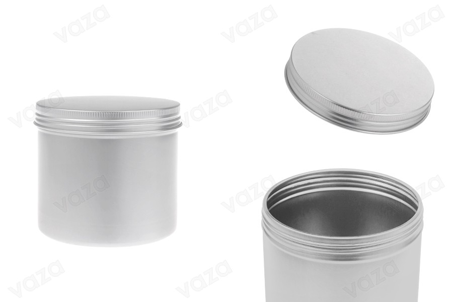Κυλινδρικό μεταλλικό βάζο 350 ml με καπάκι Κυλινδρικό μεταλλικό βάζο 350 ml με καπάκι-εικόνα_προϊοντική