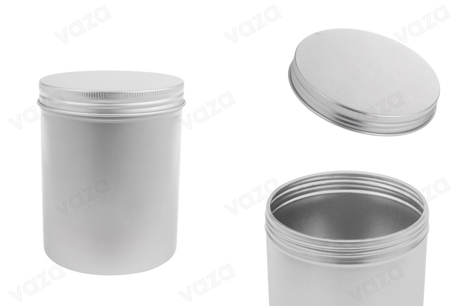 Κυλινδρικό μεταλλικό βάζο 750 ml με καπάκι Κυλινδρικό μεταλλικό βάζο 750 ml με καπάκι-εικόνα_προϊοντική