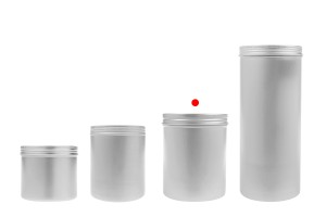 Pot cylindrique en métal 750 ml avec couvercle-εικόνα_σύνθεση