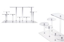 Espositore per prodotti in acrilico trasparente, dimensioni 330x230x100 mm-immagine_prodotto