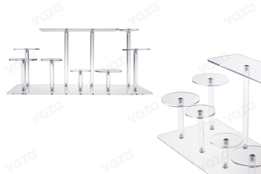 Acrylic transparent product display stand 330x230x100 mm Acrylic transparent product display stand 330x230x100 mm-image_product