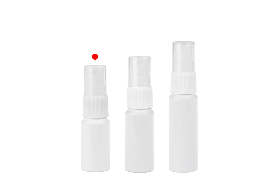 Λευκό μπουκαλάκι αλουμινίου 5 ml με λευκό πλαστικό σπρέι-εικόνα_σύνθεση
