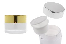 Barattolo acrilico ricaricabile da 50 ml per crema con coperchio (con guarnizione interna) e guarnizione in plastica-immagine_prodotto