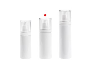 Flacon blanc en plastique (PET) de 150 ml avec vaporisateur et bouchon transparent-εικόνα_σύνθεση