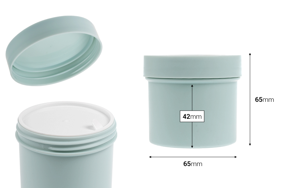 Barattolo in plastica (PP) da 150 ml con coperchio e guarnizione nei colori OPACHI Barattolo in plastica (PP) da 150 ml con coperchio e guarnizione nei colori OPACHI-dimensioni_immagine