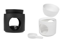 Κεραμικός αρωματιστής χώρου 95x100 mm για wax melts και έλαια με κεραμικό κουταλάκι Κεραμικός αρωματιστής χώρου 95x100 mm για wax melts και έλαια με κεραμικό κουταλάκι -εικόνα_προϊοντική