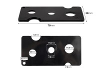 Strumento di plastica per rimuovere le palline roll-on dalle bottiglie-dimensioni_immagine