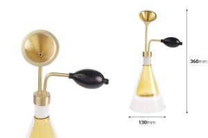 Machine d'échantillonnage de parfum avec atomiseur à bulbe court de couleur noire-εικόνα_διαστάσεις