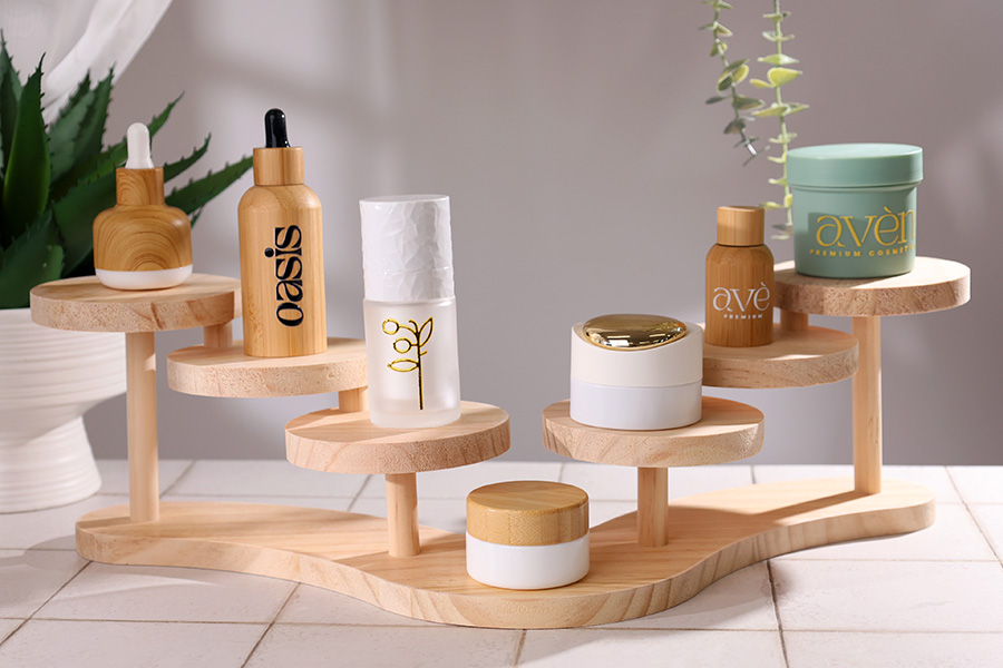 Support en bois 467x140 mm (diamètre de chaque base 110 mm)-photo_groupe