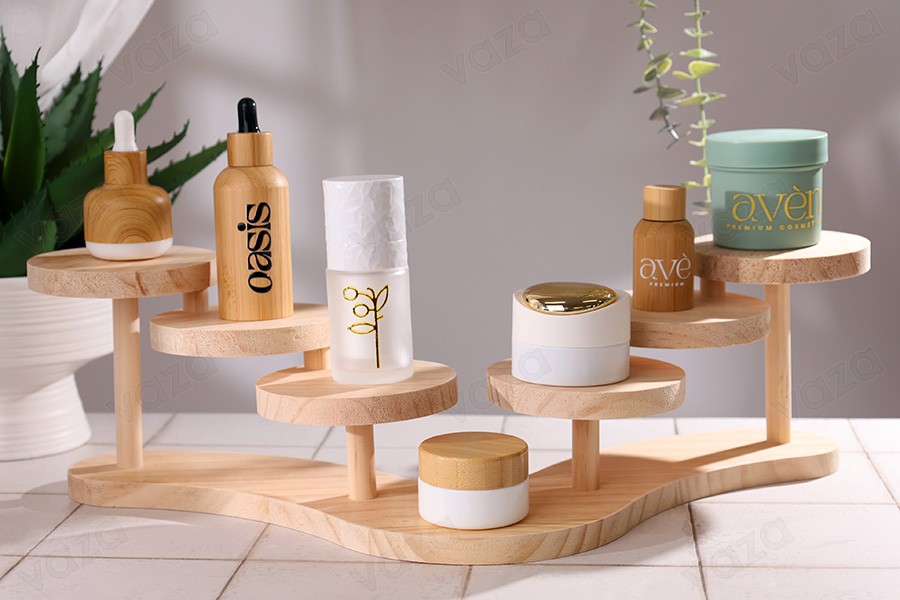 Ξύλινο stand 467x140 mm (διάμετρος κάθε βάσης 110 mm) Ξύλινο stand 467x140 mm (διάμετρος κάθε βάσης 110 mm)-εικόνα_σύνθεση