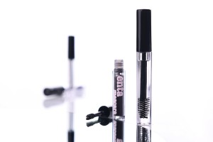 Flacone e pennello per mascara da 3 ml con tappo nero e scolapiatti - 12 pezzi-εικόνα_σύνθεση