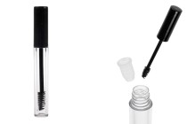 3-ml-Mascara-Fläschchen und Bürste mit schwarzem Deckel und Abtropfschale – 12 Stück-produktbild