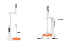 Agitatore elettrico USB per resina con altezza regolabile e doppia rotazione Agitatore elettrico USB per resina con altezza regolabile e doppia rotazione-dimensioni_immagine