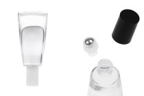 10 ml Roll-on-Glasflasche in röhrenförmiger Form mit Metallkugel-produktbild