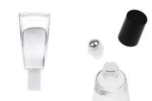 Flacon roll-on en verre de 10 ml, de forme tubulaire, avec bille métallique-εικόνα_προϊοντική